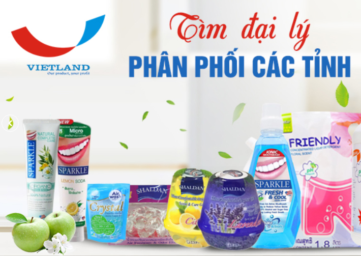 VIETLAND - nhà phân phối nhựa gia dụng, hóa phẩm, kem đánh răng chất lượng và uy tín hàng đầu